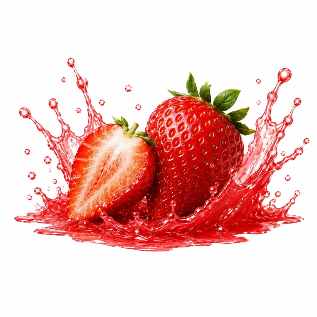 Strawberry slush syrup splash