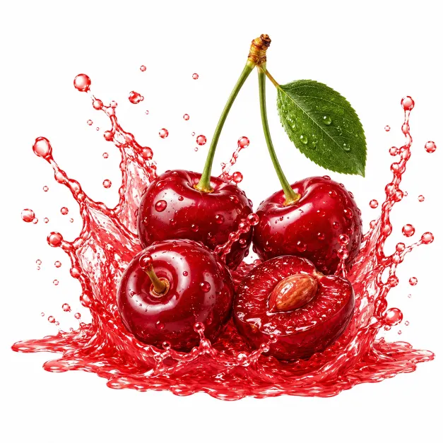 Cherry slush syrup splash