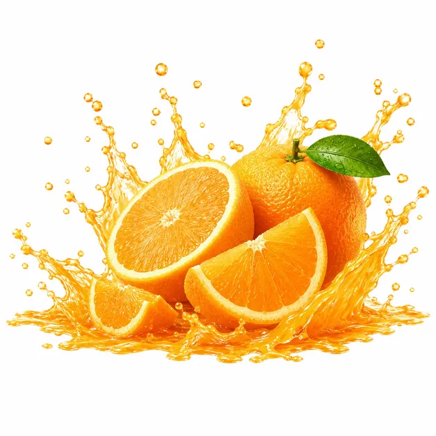 Orange slush syrup splash
