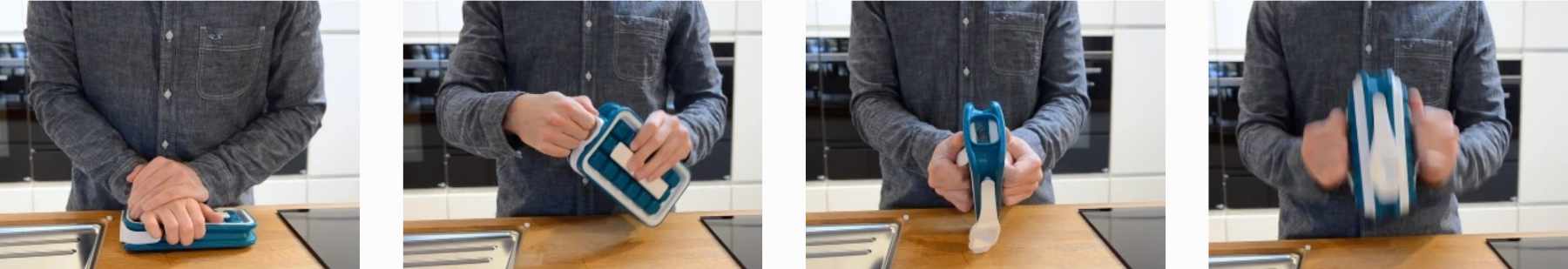 ICEBREAKER POP ice making and serving steps