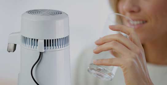drinking water