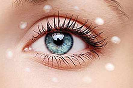 Apply eye cream before using NanoEye EyeMagic